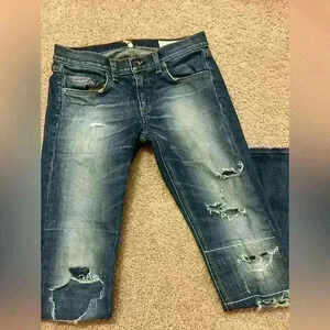 Rag & bone the Dre patch skinny jean size 25